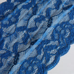Load image into Gallery viewer, Bright Cobalt 9&quot; Wide Stretch Lace
