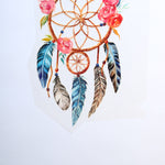 Load image into Gallery viewer, Rosey Dreamcatcher Heat Transfer, Iron-On
