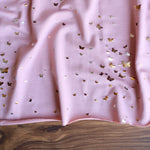 Load image into Gallery viewer, Butterflies 2 Tone Foil on Pink Blush French Terry
