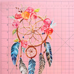 Load image into Gallery viewer, Rosey Dreamcatcher Heat Transfer, Iron-On
