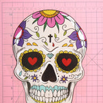 Load image into Gallery viewer, Dia De Los Muertos Heat Transfer, Iron-On
