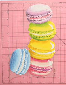 Tipping Macaroons Heat Transfer, Iron-On
