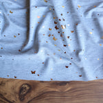 Load image into Gallery viewer, Butterflies 2 Tone Foil on Heather Gray French Terry
