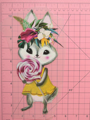 Load image into Gallery viewer, Lolli-Bunny Heat Transfer, Iron-On