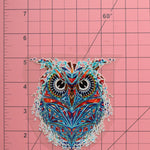 Load image into Gallery viewer, Small Pixel Owl Heat Transfer, Iron-On
