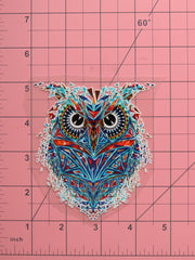 Load image into Gallery viewer, Small Pixel Owl Heat Transfer, Iron-On