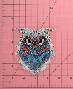 Small Pixel Owl Heat Transfer, Iron-On