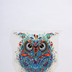 Load image into Gallery viewer, Small Pixel Owl Heat Transfer, Iron-On
