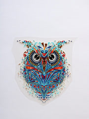 Load image into Gallery viewer, Small Pixel Owl Heat Transfer, Iron-On