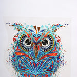 Load image into Gallery viewer, Large Pixel Owl Heat Transfer, Iron-On
