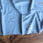Load image into Gallery viewer, Butterflies 2 Tone Foil on Light Blue French Terry
