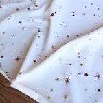 Load image into Gallery viewer, Cosmic Dust 2 Tone Foil on Beige French Terry
