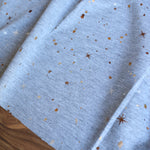 Load image into Gallery viewer, Cosmic Dust 2 Tone Foil on Heather Gray French Terry
