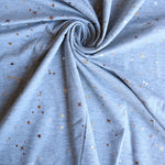 Load image into Gallery viewer, Cosmic Dust 2 Tone Foil on Heather Gray French Terry
