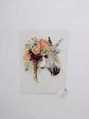Load image into Gallery viewer, Small Watercolor Horse Heat Transfer, Iron-On
