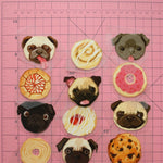 Load image into Gallery viewer, Do-Nut Pug Me Heat Transfer, Iron-On
