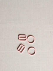 Load image into Gallery viewer, Light Pink Plush Back Satin Strap, Scallop Elastic, Rings/Sliders/G-Hooks &amp; Closures
