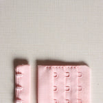 Load image into Gallery viewer, Light Pink Plush Back Satin Strap, Scallop Elastic, Rings/Sliders/G-Hooks &amp; Closures
