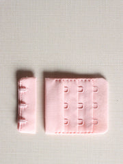 Load image into Gallery viewer, Light Pink Plush Back Satin Strap, Scallop Elastic, Rings/Sliders/G-Hooks &amp; Closures
