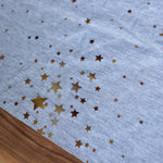 Load image into Gallery viewer, Stargazer 2 Tone Foil on Heather Gray French Terry
