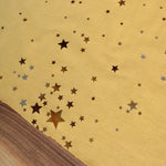 Load image into Gallery viewer, Stargazer 2 Tone Foil on Mustard French Terry
