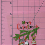 Load image into Gallery viewer, Merry Christmas Hanging Stockings Heat Transfer, Iron-On
