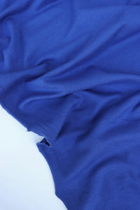 Royal Blue Cotton Spandex French Terry
