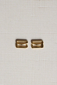 Gold 1/2" (12mm) Bra Rings, Sliders & G-Hooks