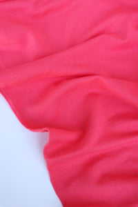 Coral Cotton Spandex French Terry