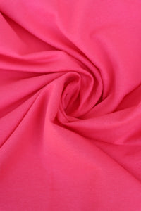 Coral Cotton Spandex French Terry