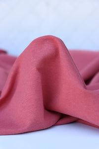 Cheery Mauve Cotton Spandex French Terry