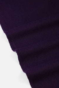 Eggplant Moscow Brushed Wool Knit | By The Half Yard
