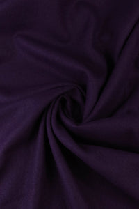 Eggplant Moscow Brushed Wool Knit | By The Half Yard