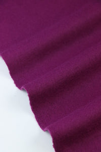 Magenta Moscow Brushed Wool Knit | By The Half Yard