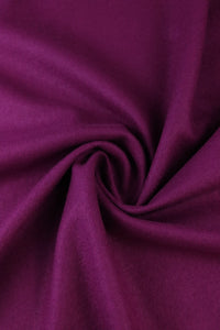 Magenta Moscow Brushed Wool Knit | By The Half Yard