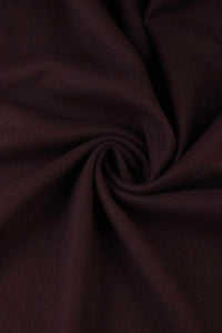 Raisin Moscow Brushed Wool Knit | By The Half Yard