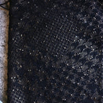 Load image into Gallery viewer, Black &amp; Gold Houndstooth Metallic Special Occasion Sweater Knit
