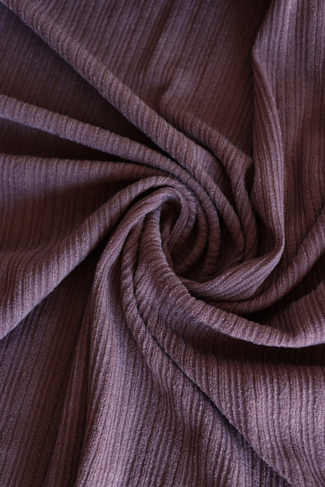 Charcoal Linear Rib Knit Jersey Fabric