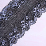 Load image into Gallery viewer, Black &amp; White 6.5&quot; Wide Stretch Lace
