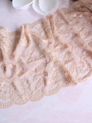 Load image into Gallery viewer, Beige 9&quot; Wide Stretch Lace
