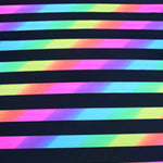 Load image into Gallery viewer, Neon Rainbow Ombre K-Deer Signature Stripe Athletic Nylon/Spandex
