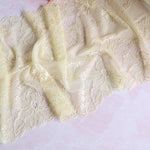 Load image into Gallery viewer, Pale Yellow 9&quot; Wide Stretch Lace
