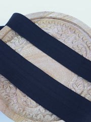 Load image into Gallery viewer, Black Knit Waistband Elastic
