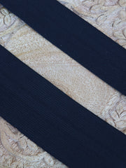 Load image into Gallery viewer, Black Knit Waistband Elastic