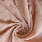 Load image into Gallery viewer, Dusty Peach Brushed Waffle Sweater Knit
