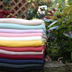 Load image into Gallery viewer, Dusty Peach Brushed Waffle Sweater Knit
