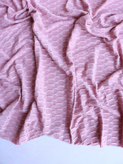 Load image into Gallery viewer, Light Rose Honeycomb Knit