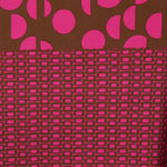 Load image into Gallery viewer, Pink &amp; Brown Geometric 100% Silk Jersey
