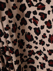 Load image into Gallery viewer, Cheetah on Beige 100% Silk Jersey