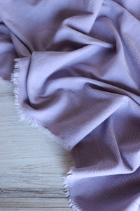 Dusty Lilac Vaeroy 2x1 Rib Knit